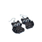 Raccoon Earrings, Hand Painted Polymer Clay Dangle Earrings, Cute Woodland Jewelry