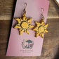 Enchanted Sun Dangle Earrings – Handmade Polymer Clay Statement Pieces
