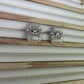 Little Lamb Sheep Polymer Clay Stud Dangle Earrings