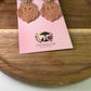 Leo Zodiac Lion Dangle Polymer Clay Earrings