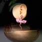 Blushing Dragon Heart Dangle Polymer Clay Earrings