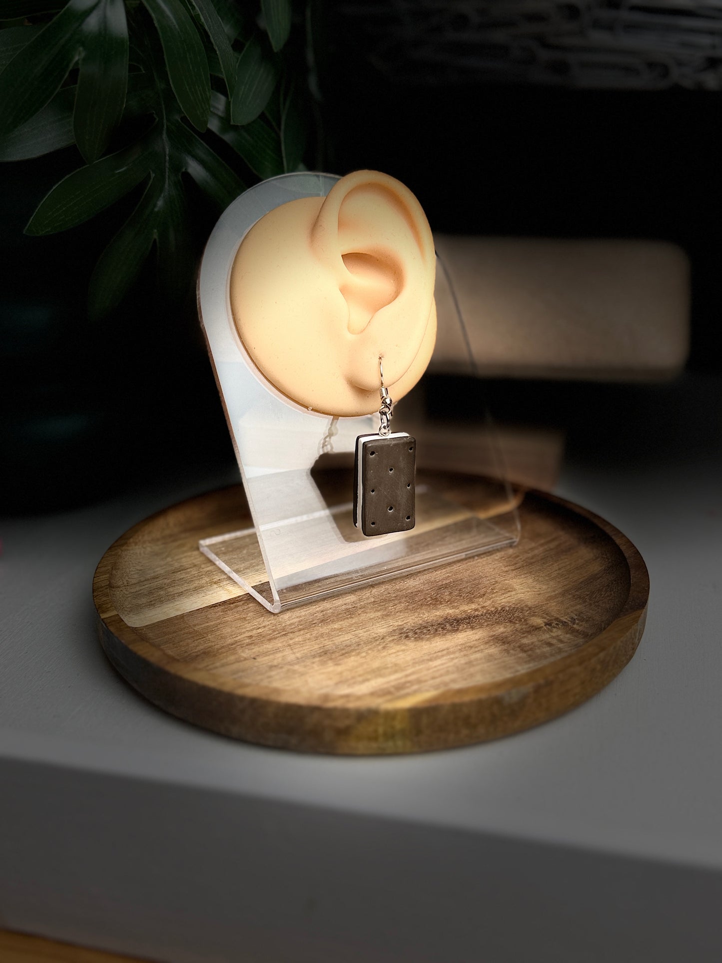 Enchanted Ice Cream Sandwiches Polymer Clay Earrings