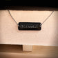 Custom Stamped Polymer Clay Necklace