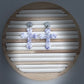 Cross Polymer Clay Dangle Earrings