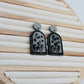 Moonlit Desert Arch Polymer Clay Dangle Earrings