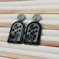 Moonlit Desert Arch Polymer Clay Dangle Earrings