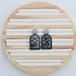 Moonlit Desert Arch Polymer Clay Dangle Earrings