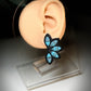 Petal Cluster Butterfly Polymer Clay Earrings