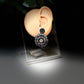 Midnight Ashley Bloom Polymer Clay Earrings