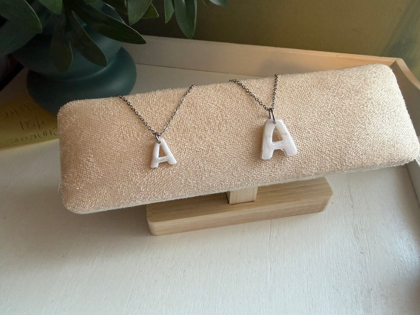 Enchanted Initial Necklace – A Personalized Touch of Magic