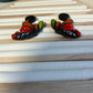 Meadowwing  Butterfly Polymer Clay Dangles