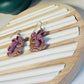 Spring Bunny Polymer Clay Dangle Earrings