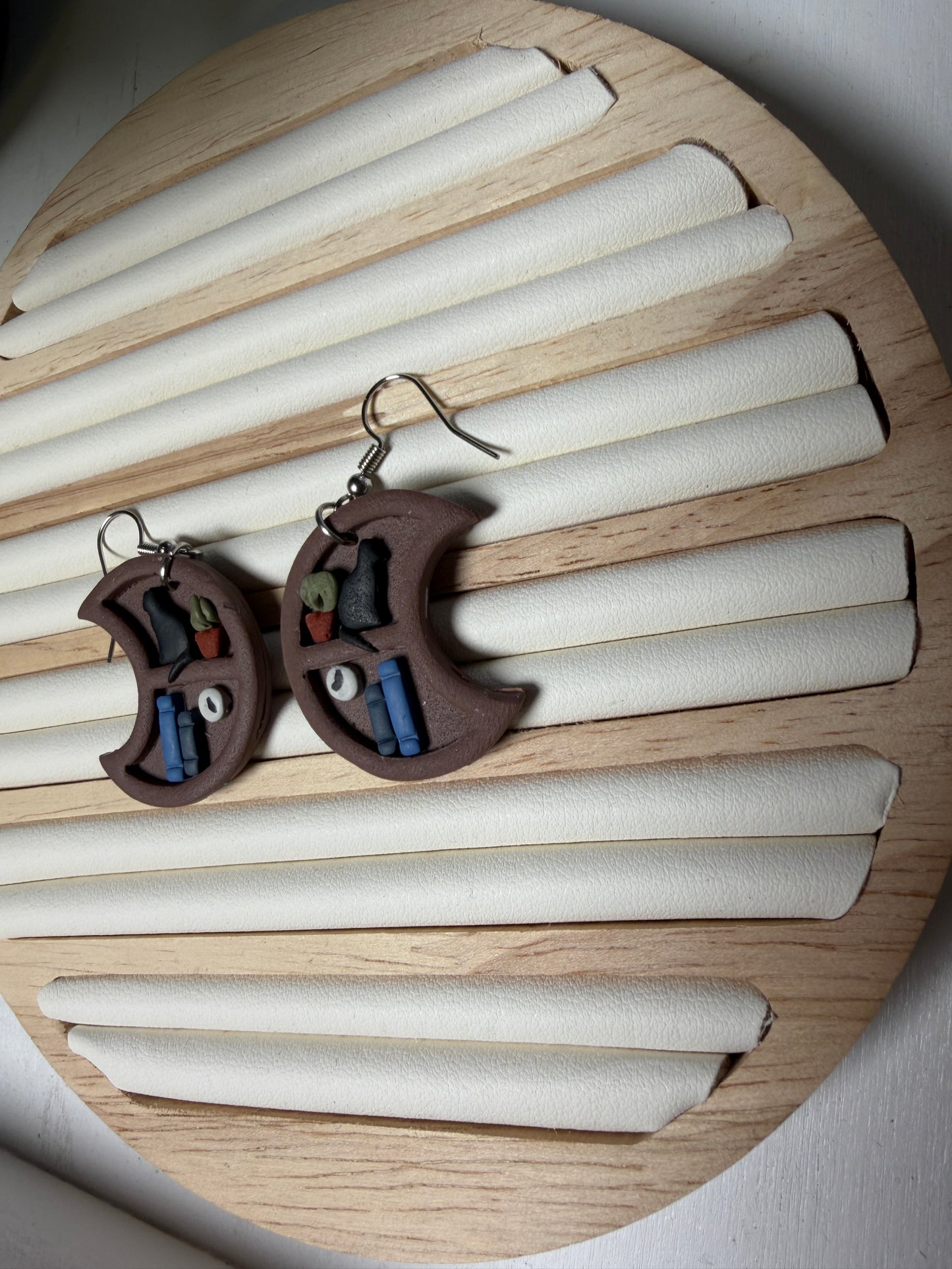 Moonlit Reading Nook Earrings