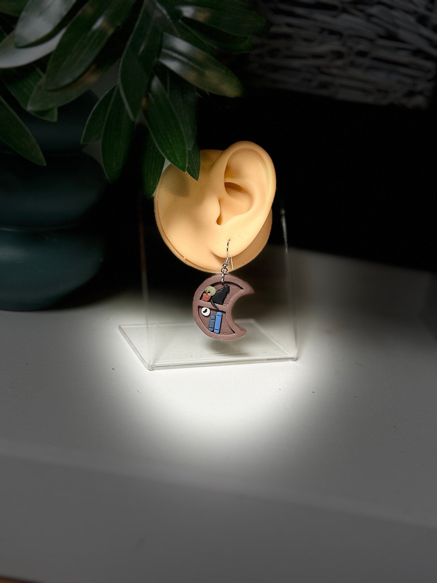 Moonlit Reading Nook Earrings