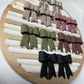 Classic Hand-Folded Bow Polymer Clay Dangle Earrings