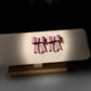 Classic Hand-Folded Bow Polymer Clay Dangle Earrings