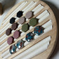 Classic Hex Stud Polymer Clay Earrings