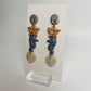 Enchanted Ocean Trio Seahorse  Polymer Clay Dangles