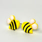 Bee Stud Earrings | Cute Bumblebee Earrings | Bee Lover Gift | Polymer Clay Studs | Spring Summer Jewelry | Lightweight Hypoallergenic