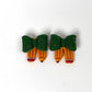 Polymer Clay Pencil Bow Earrings | Teacher Back to School Jewelry