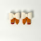 Polymer Clay Pencil Bow Earrings | Teacher Back to School Jewelry