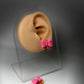 Polymer Clay Pencil Bow Earrings | Teacher Back to School Jewelry
