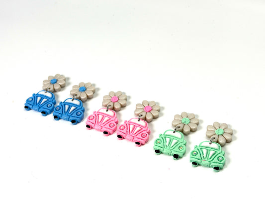 Enchanted Groovy Daisy Cruiser Earrings