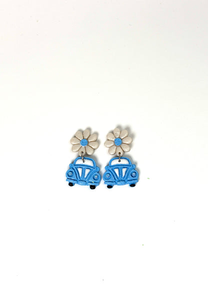 Enchanted Groovy Daisy Cruiser Earrings