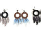 Dreamcatcher Polymer Clay Earrings | Handmade Boho Feather Dangle Earrings | Lightweight Statement Earrings | Nature Inspired Jewelry | Gift for Her