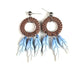 Dreamcatcher Polymer Clay Earrings | Handmade Boho Feather Dangle Earrings | Lightweight Statement Earrings | Nature Inspired Jewelry | Gift for Her