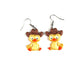 Cute Cowboy Duck Earrings, Western Duck Dangle Earrings, Farm Animal Jewelry, Country Cowgirl Gift, Funny Duck Earrings