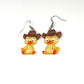 Cute Cowboy Duck Earrings, Western Duck Dangle Earrings, Farm Animal Jewelry, Country Cowgirl Gift, Funny Duck Earrings