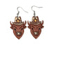 Buffalo Bison Earrings, Western Animal Earrings, Rustic Country Jewelry, Handmade Lightweight Earrings, Cowgirl Gift, Nature Lover Gift