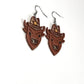 Buffalo Bison Earrings, Western Animal Earrings, Rustic Country Jewelry, Handmade Lightweight Earrings, Cowgirl Gift, Nature Lover Gift