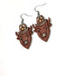 Buffalo Bison Earrings, Western Animal Earrings, Rustic Country Jewelry, Handmade Lightweight Earrings, Cowgirl Gift, Nature Lover Gift