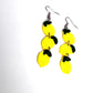 Lemon Dangle Earrings | Handmade Polymer Clay Earrings | Cute Fruit Jewelry | Lightweight Hypoallergenic Summer Earrings