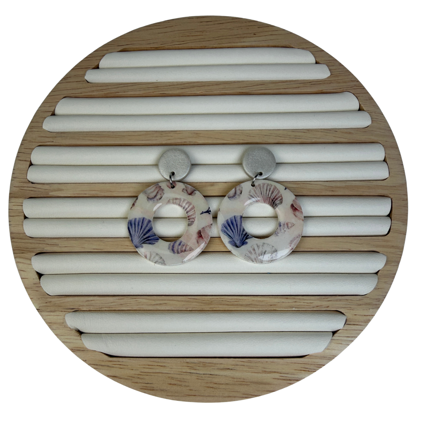 Enchanted Patterned Circle Dangles