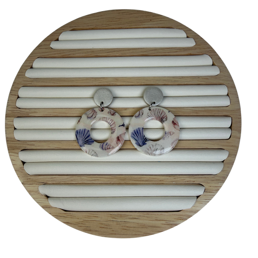 Enchanted Patterned Circle Dangles