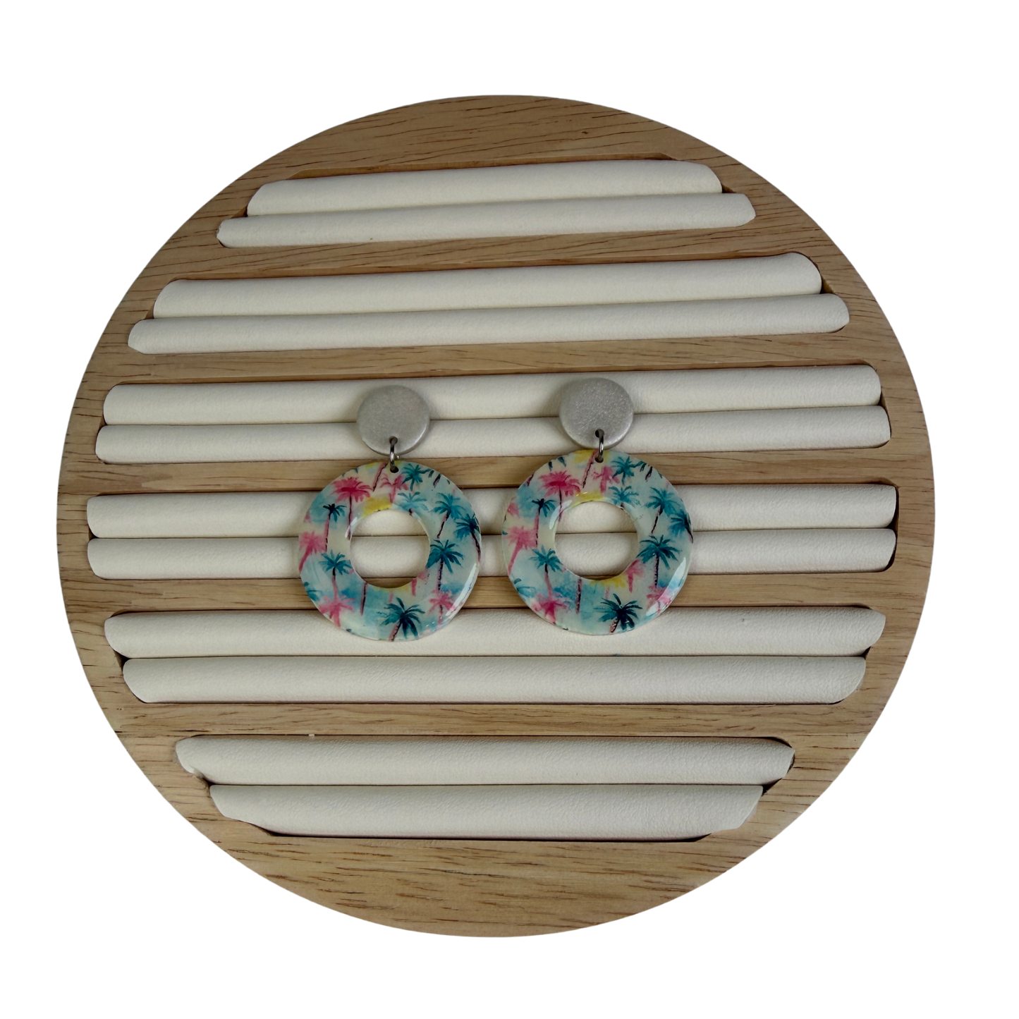 Enchanted Patterned Circle Dangles