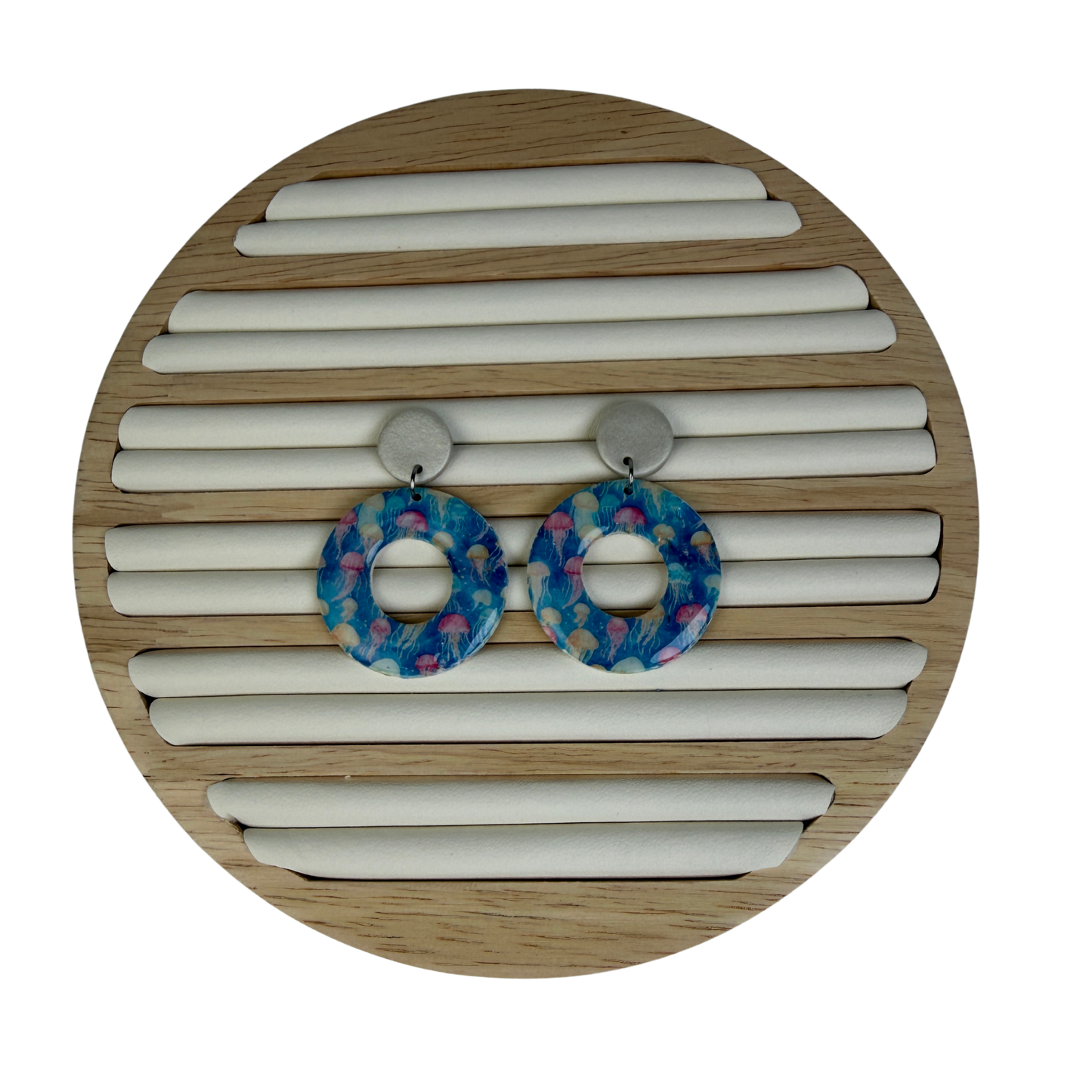 Enchanted Patterned Circle Dangles