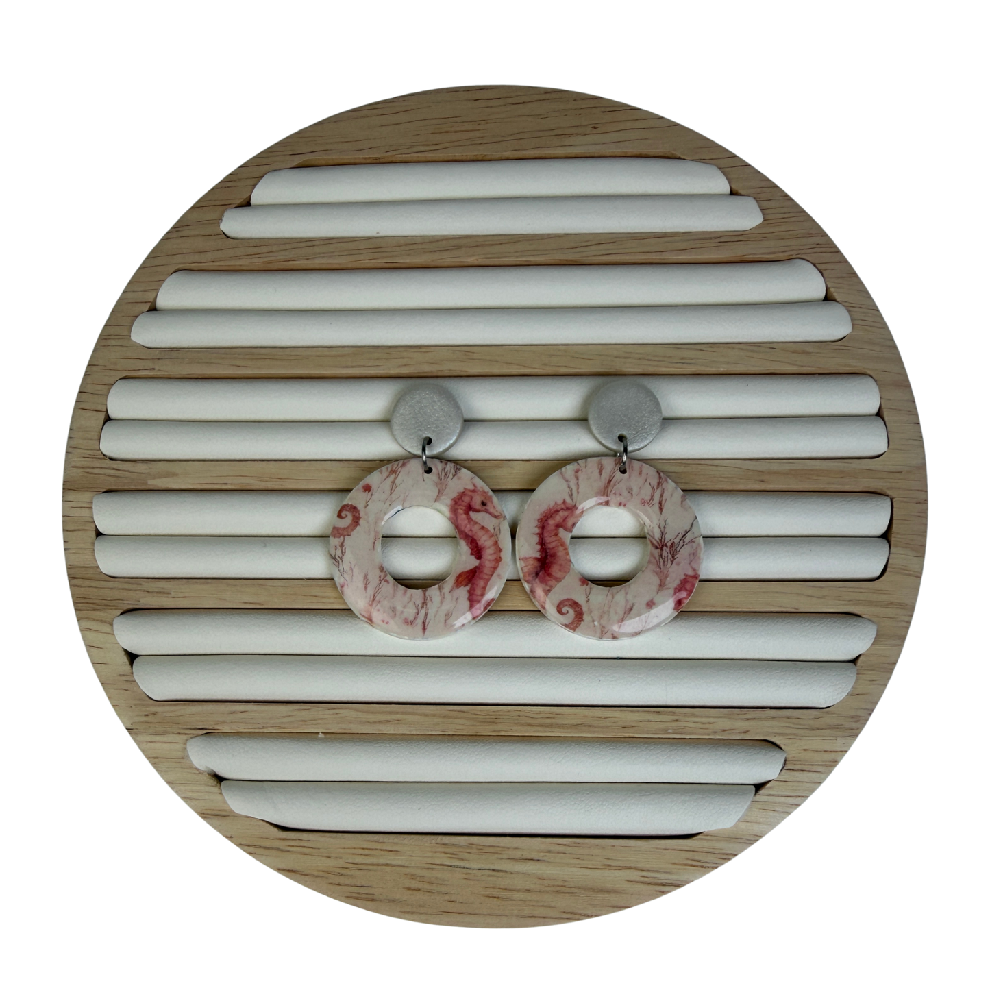 Enchanted Patterned Circle Dangles