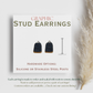 Backpack Stud Earrings, School Backpack Earrings, Teacher Earrings, Back to School Jewelry, Student Gift, Graphic Stud Earrings