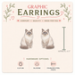 Ragdoll Cat Stud Earrings, Seal Bicolor Ragdoll Earrings, Cat Lover Gift, Hypoallergenic Posts, Clip On Cat Earrings