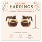 Coffee Pot Stud Earrings, Coffee Lover Earrings, Diner Coffee Carafe, Barista Gift, Cafe Jewelry, Graphic Stud Earrings
