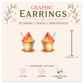 Piragua Stud Earrings, Puerto Rican Shaved Ice Earrings, Piragua Boricua Food Jewelry, Resin Sealed Lightweight Studs
