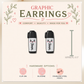Sharpie Marker Stud Earrings, Teacher Earrings, Art Teacher Gift, School Supply Earrings, Graphic Stud Earrings, Back to School Jewelry