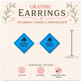 Dangerous When Wet Stud Earrings | Funny Hazard Sign Earrings | Graphic Statement Earrings | Stainless, Silicone or Clip-On