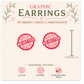 Rejected Stamp Graphic Stud Earrings | Rejected Sticker Earrings | Funny Office Humor Earrings | Handmade Novelty Studs