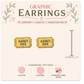Movie Night Stud Earrings | Popcorn & Movie Ticket Graphic Earrings | Cute Cinema Earrings | Stainless, Silicone or Clip-On