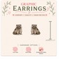 Raccoon & Trash Can Stud Earrings | Funny Raccoon Graphic Earrings | Cute Animal Earrings | Stainless, Silicone or Clip-On